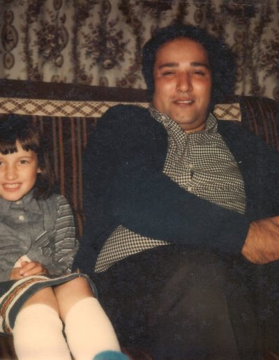 With cousin Robert’s daughter, Rhona